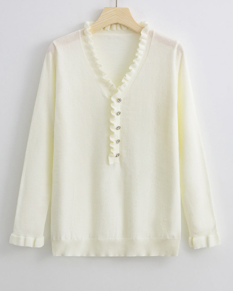 Elegant knitted pullover - Jessica