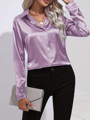 Elegant satin shirt - Palmer