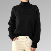 Elegant and warm turtleneck pullover - Reyna