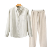 Linen long sleeves outfit set - Carlos