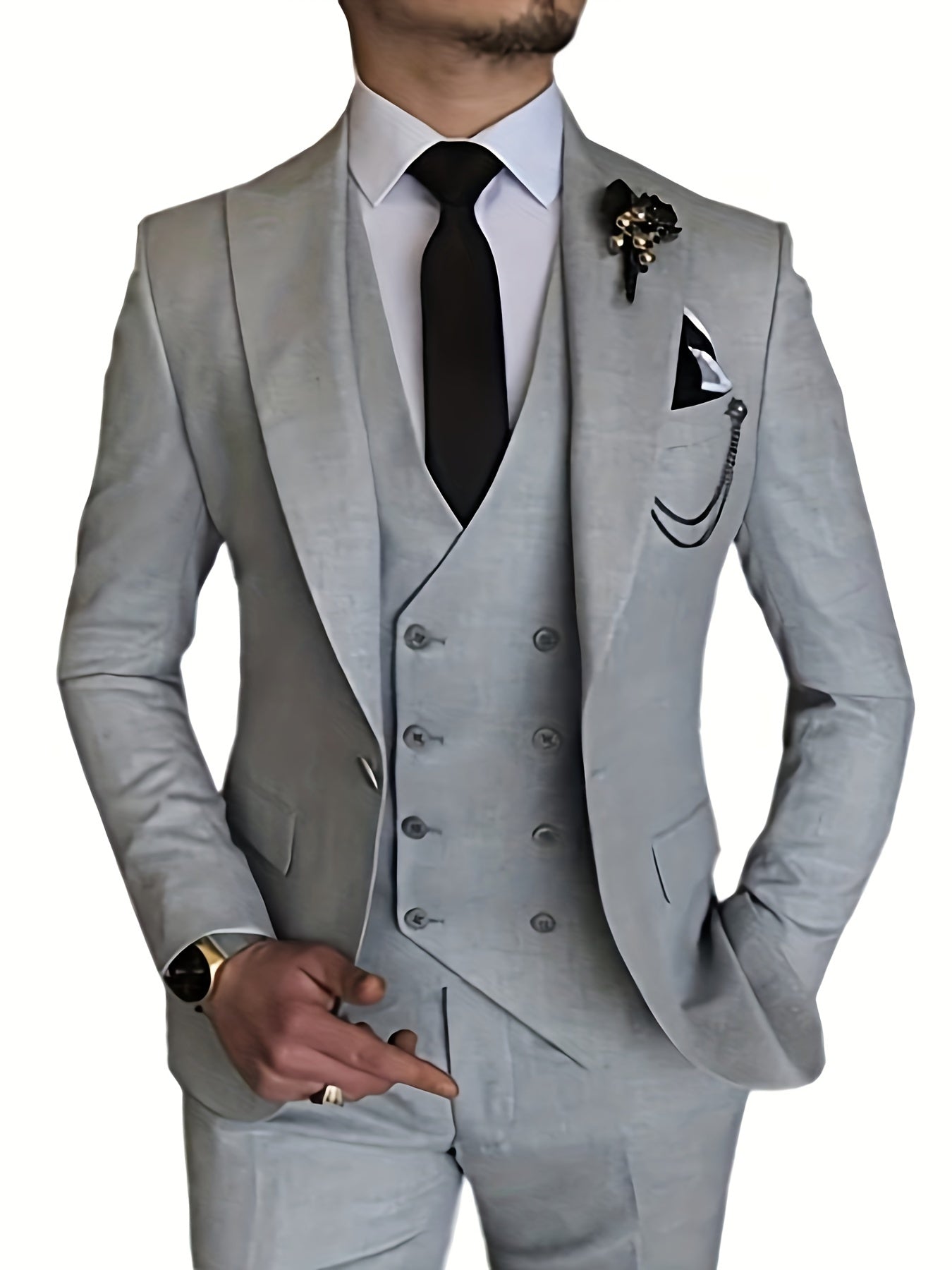 Men's formal slim 3-piece suit - Stetson