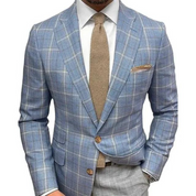 Striped lapel blazer for men - Ryder