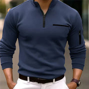 Men's classic quarter-zip pullover - Manuel