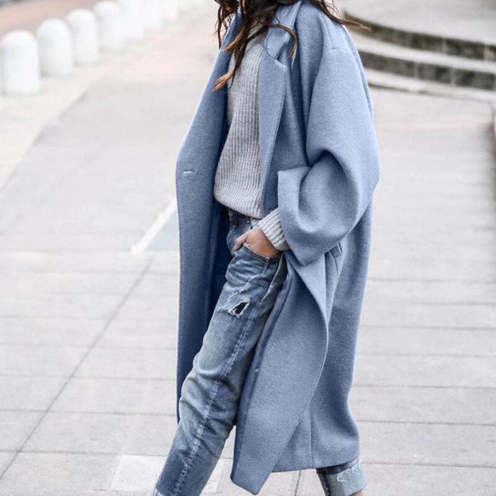 Wool coat with wide collar - Phoenix