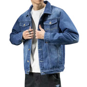 Denim jacket with wool lining - Gavin