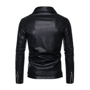 Waterproof leather motorbike jacket - Ismael