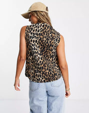 Leopard Spring Gilet - Cora