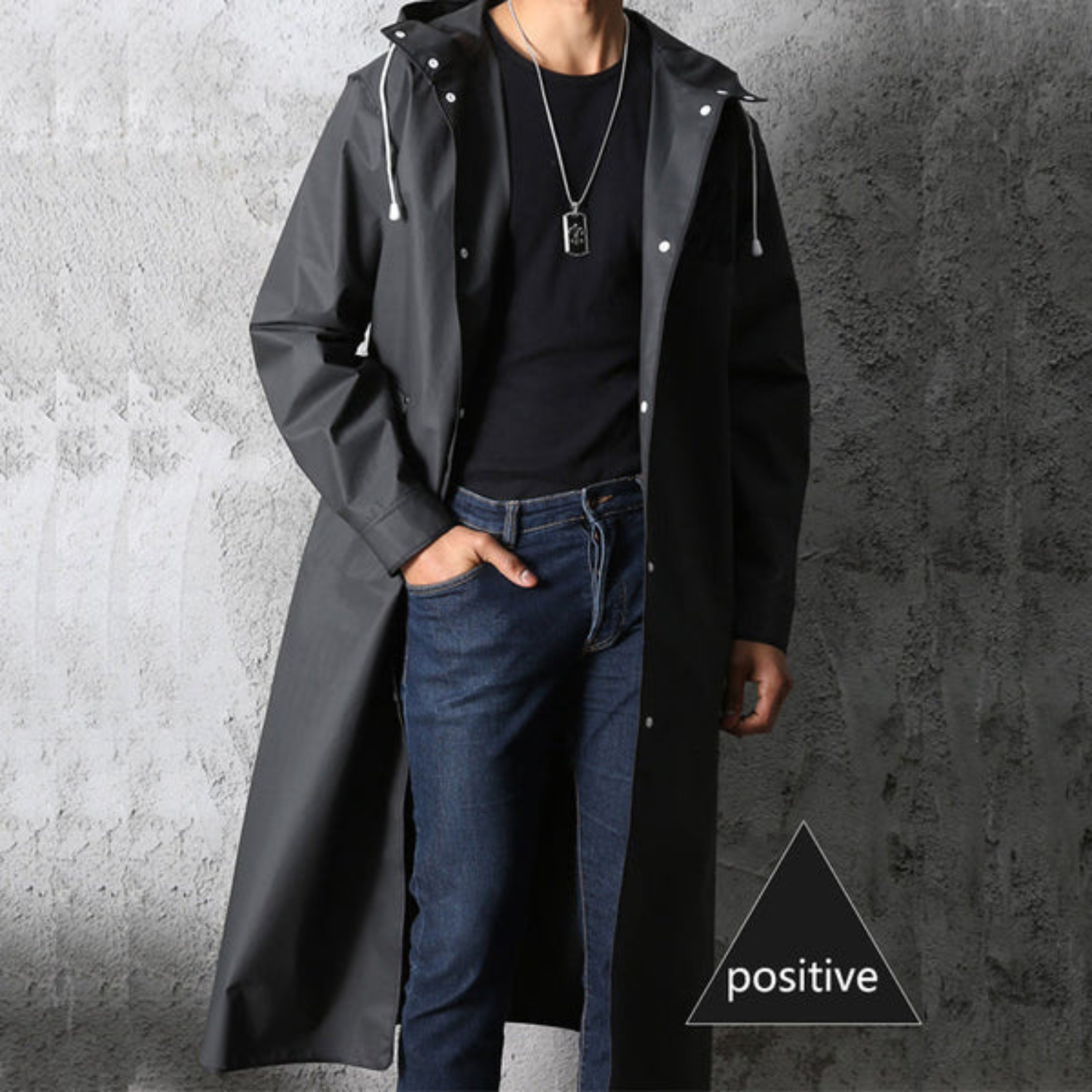 Waterproof raincoat for men - Caleb