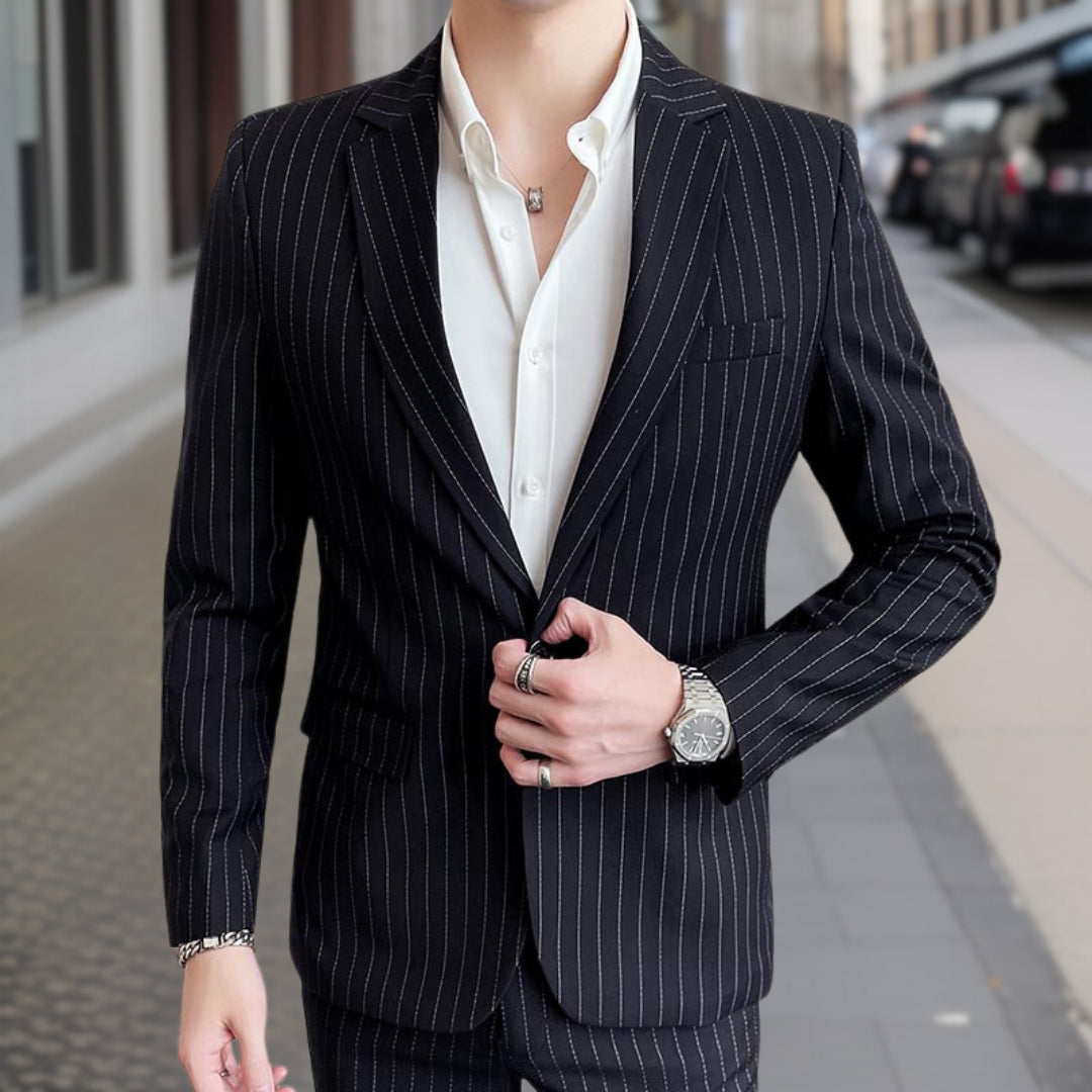 Elegant 2-piece striped suit - Joel