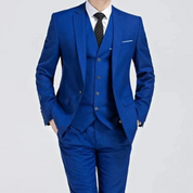 3-piece suit with single button fastening - Kevin