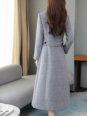 Women's elegant wool coat - Helen