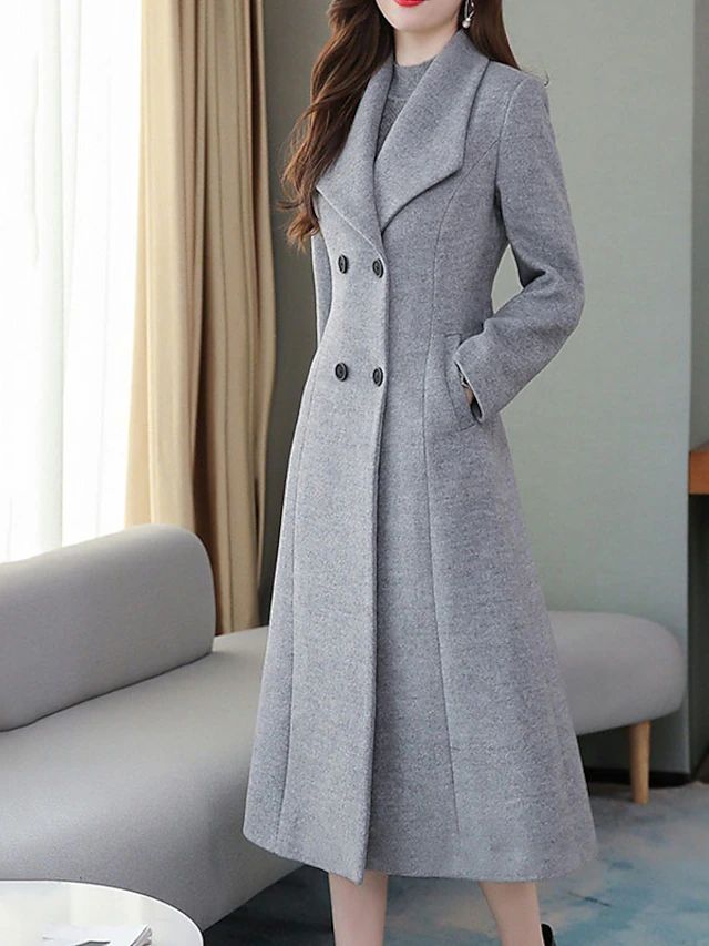 Women's elegant wool coat - Helen