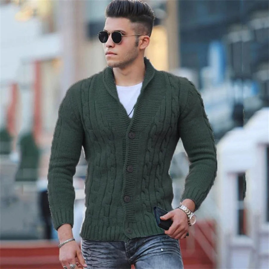 Trendy knitted cardigan - Colin