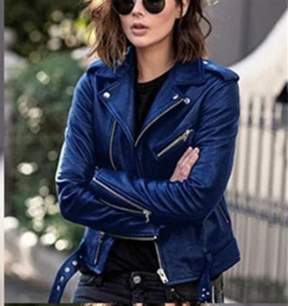 High-quality leather jacket - Tessa