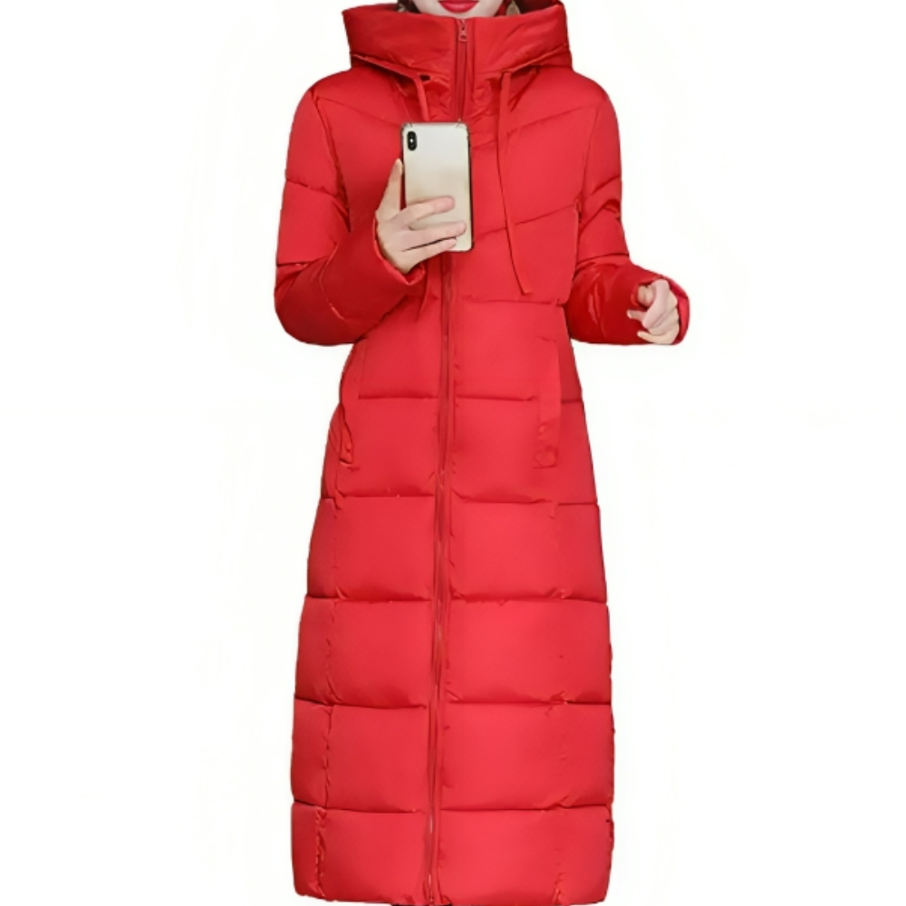 Women's hooded thick winter jacket - Angelina