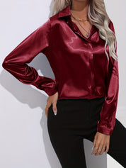 Elegant satin shirt - Palmer