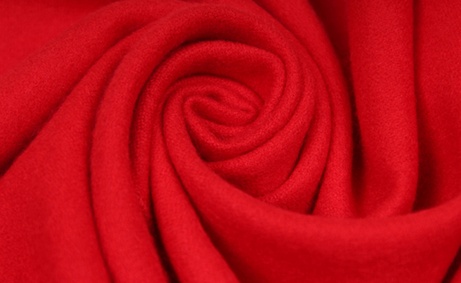 Scarf in red cashmere - Eric