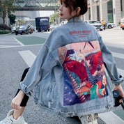 Oversized denim jacket - Serena