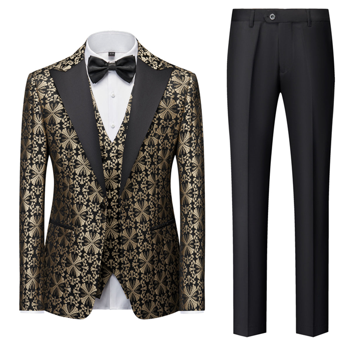 Men's 3-piece print suit - Maddox