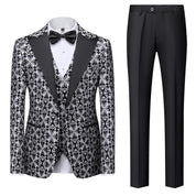 Men's 3-piece print suit - Maddox