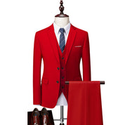 Men's tailored 3-piece wedding suit - Caden