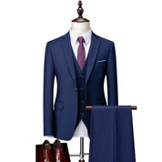 Men's tailored 3-piece wedding suit - Caden