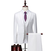 Men's tailored 3-piece wedding suit - Caden