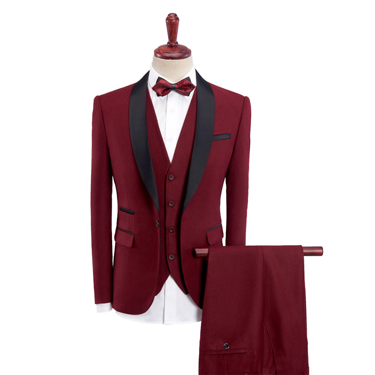 Men's wedding 3-piece suit - Kaiden