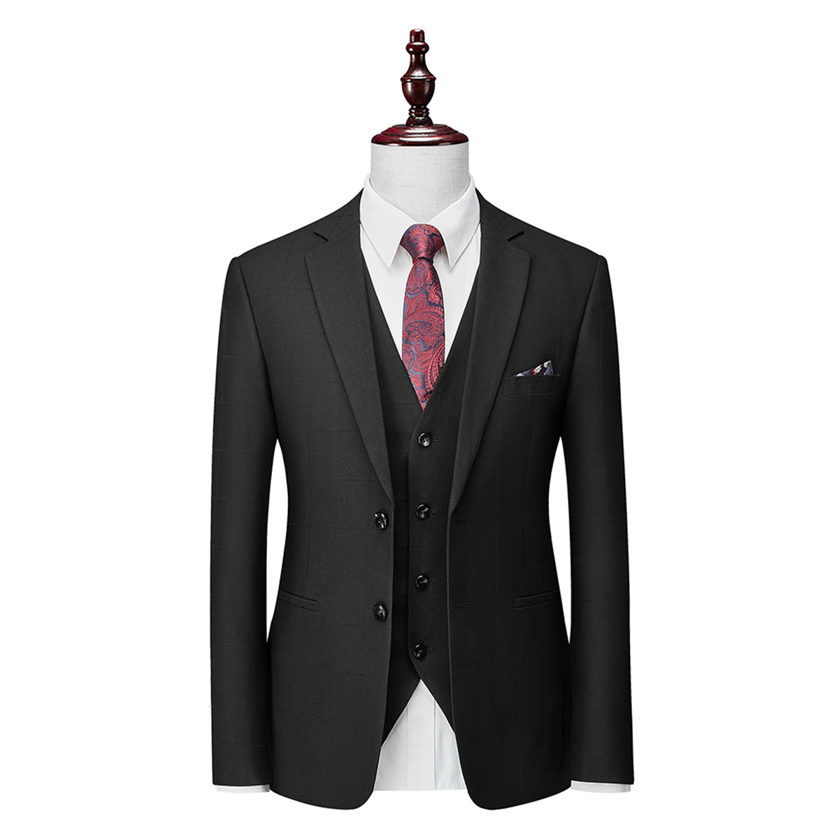 Men's luxury 3-piece wedding suit - Jesse