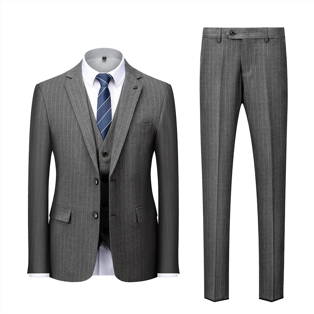 Men's striped wedding suit - Andres