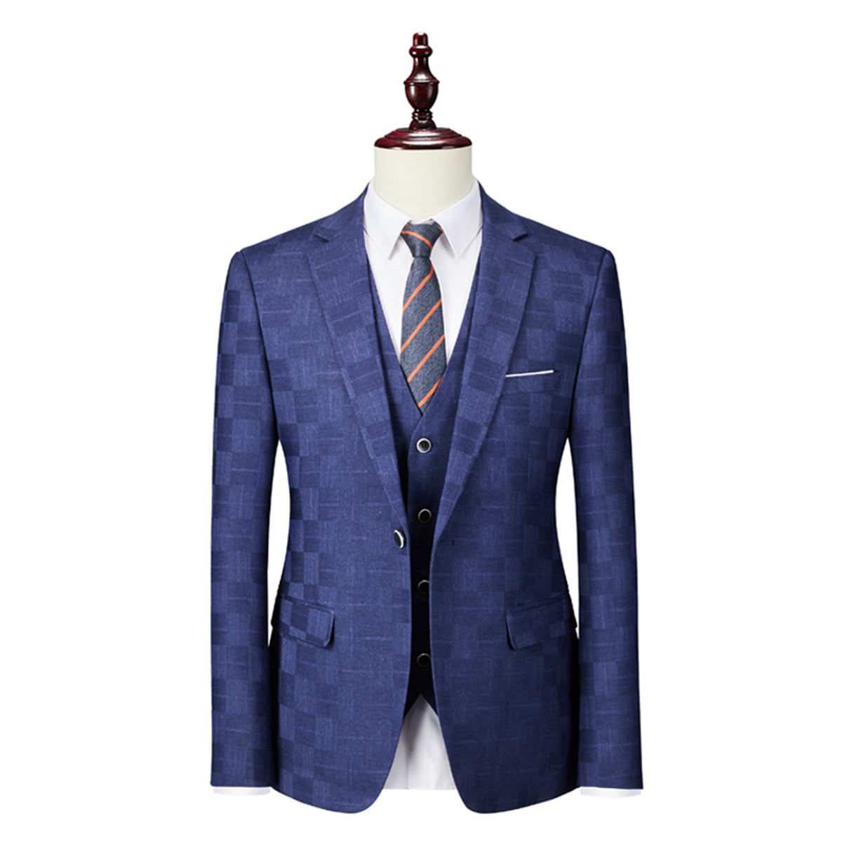 Men's tailored 3-piece wedding suit - Miguel