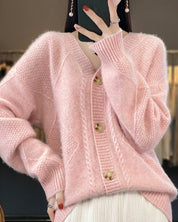 Cardigan with geometric pattern - Felicity