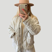 Women's elegant warm cotton jacket - Kate