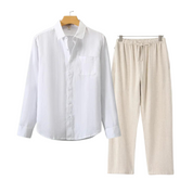 Linen long sleeves outfit set - Carlos