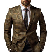 Elegant blazer with check pattern - Archer