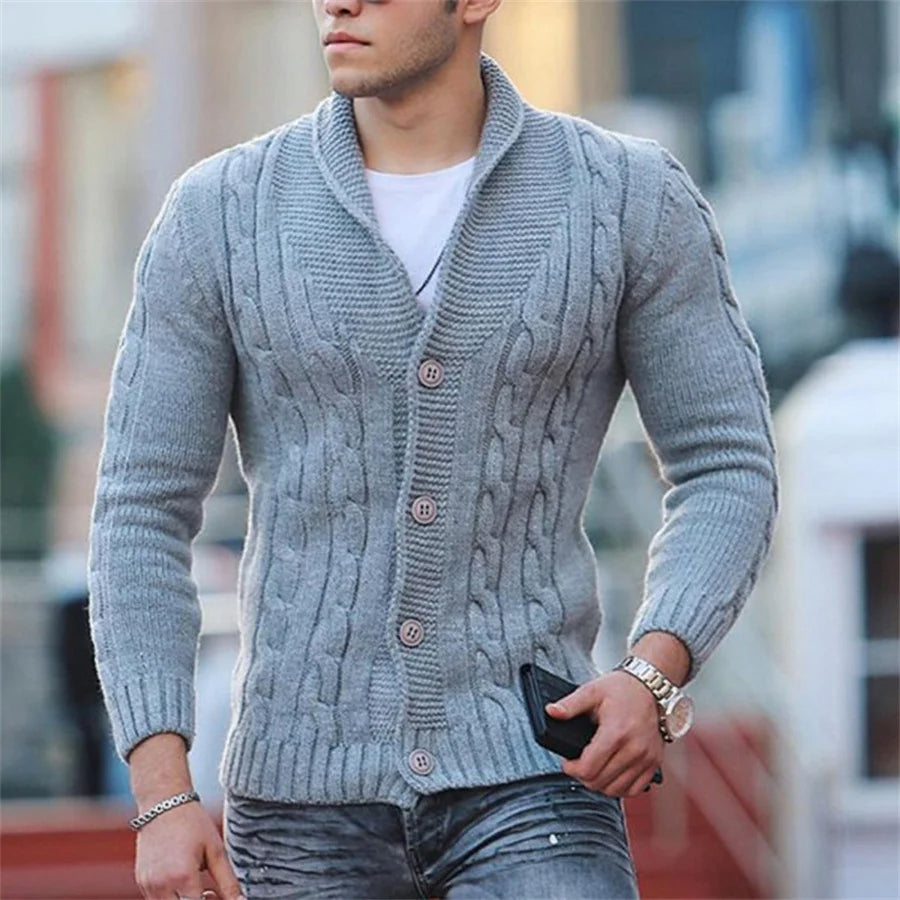 Trendy knitted cardigan - Colin