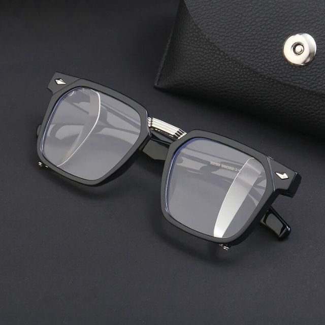 Contemporary square sunglasses with tinted lenses - Xander