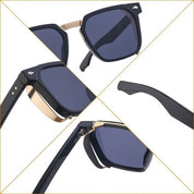 Contemporary square sunglasses with tinted lenses - Xander