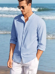 Elegant linen shirt for men - Zander