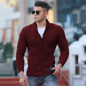 Trendy knitted cardigan - Colin