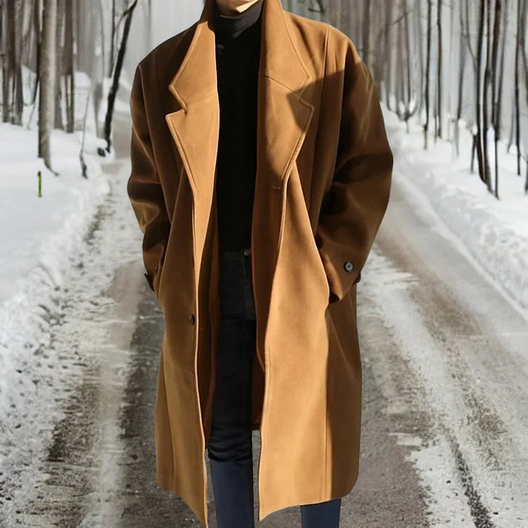 Elegant warm wool coat - Milan