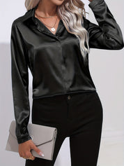 Elegant satin shirt - Palmer