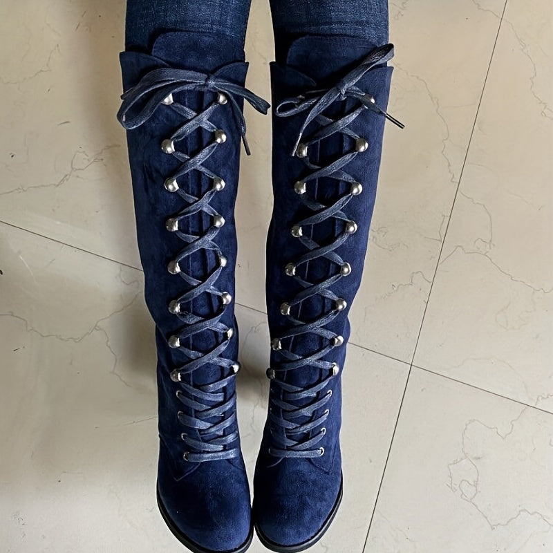 knee-high, long winter boots for women - Oaklyn