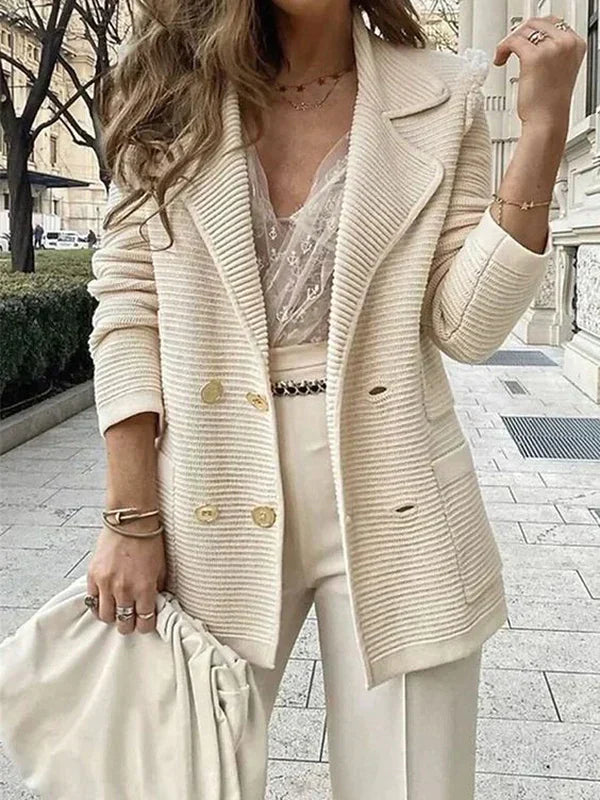 Stylish women's blazer cardigan - Anna