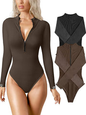 Women's zipper body suit - Margaret