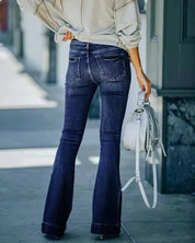 High-waisted flared jeans - Daphne