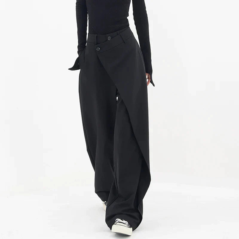 Asymmetric baggy trousers - Blair