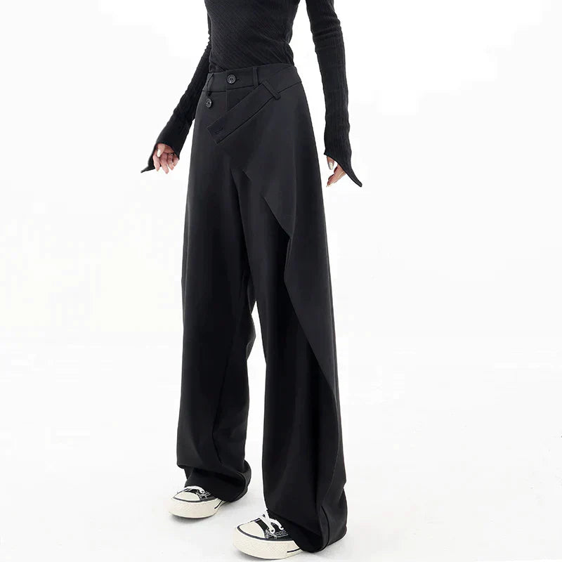 Asymmetric baggy trousers - Blair