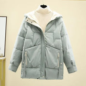 Warm jacket with hood - Briella