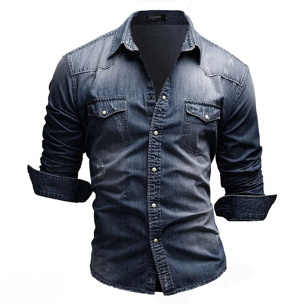 Elegant denim shirt - Jared